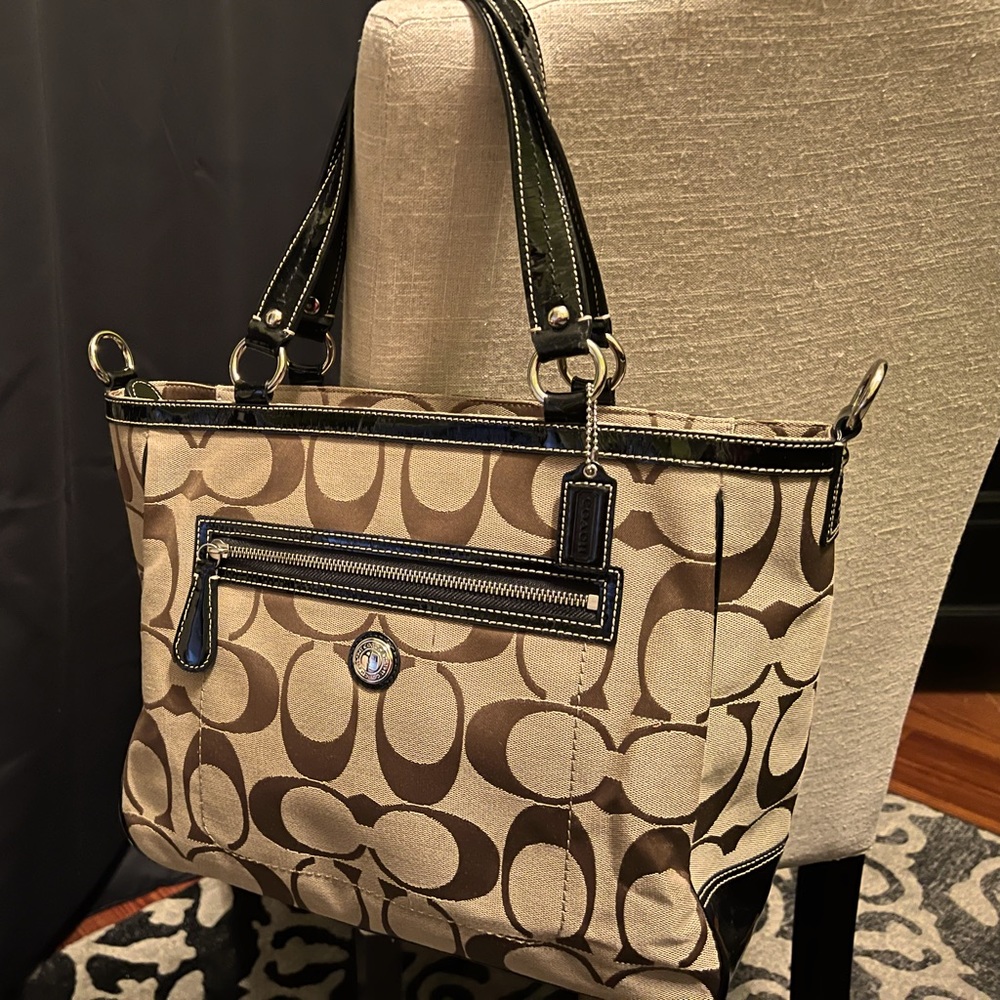 Signature Large Coach Bag.